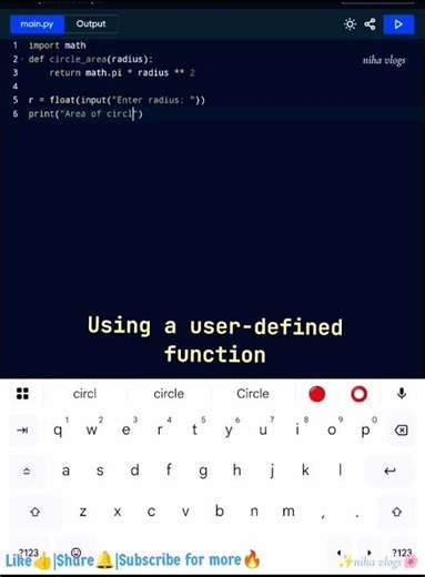 Using a user-defined function