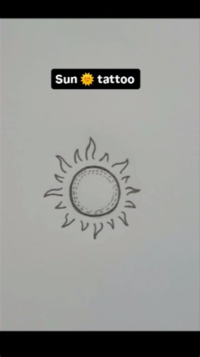 Muhammad Awais on Instagram: "Sun 🌞 tattoo drawing tutorial #sun #suntattoo🌞 #drawingoftheday #drawingtutorials"