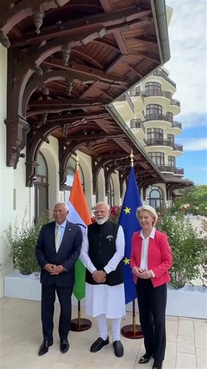 PM Modi Meets EU Council President António Costa and EC President Ursula von der Leyen