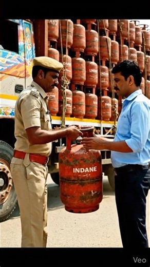 The real way to deliver a gas cylinder 😎 #short