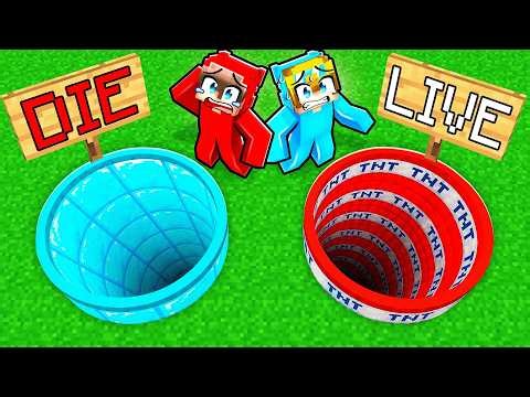 CHOOSE The RIGHT HOLE in Minecraft!