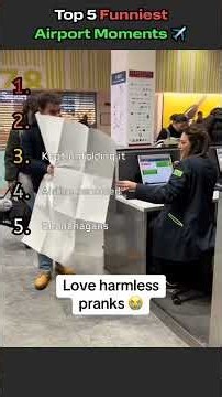 Top 5 Funniest Airport Moments ✈️😂