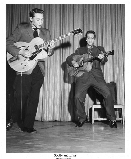Scotty Moore was the Elvis's 1st Guitar player