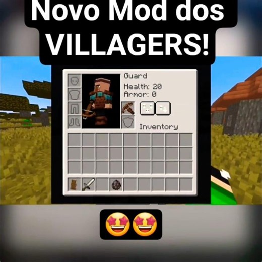 NOVO mod dos Villagers! #minecraftmods #minecraftshorts #minecraftsurvival #villagers