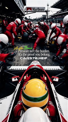 Pressure Isn’t the Burden. It’s the Proof You Belong. | Ayrton Senna Tribute 🏁💛💚