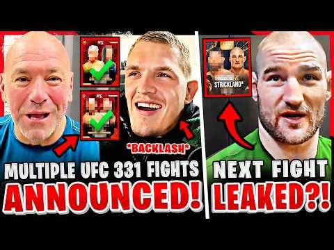 MULTIPLE UFC 331 FIGHTS REVEALED! Sean Strickland NEXT FIGHT LEAKED!? Ian Garry BACKLASH!