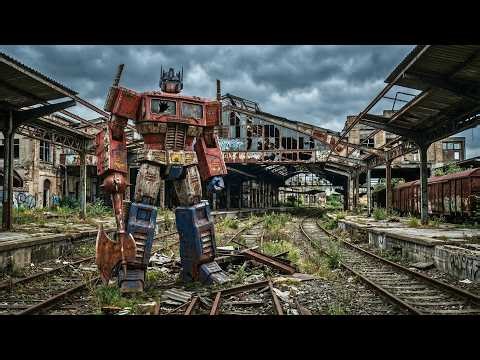 Giant Optimus Prime Found at Abandoned Railway Station | Epic Restoration Journey Begins!