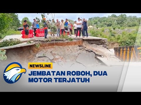 Jembatan Penghubung Desa di Belinyu Roboh - [Newsline]
