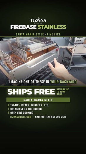 Imagine one of these in your backyard | Tizona Firebase Stainless #Shorts
