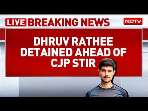 CJP Protest LIVE: Dhruv Rathee Detained Ahead Of CJP Stir | CJP Protest LIVE Updates | Congress