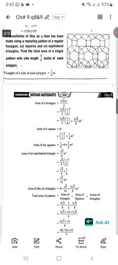 Ch#9 Review Exercise Q.NO.8 & 9 with all parts 9th Class Mathematics New Syllabus