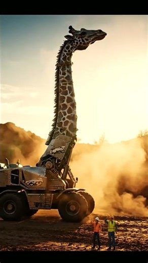 Giraffe Construction Machine: The Future of Engineering? 🦒🏗️