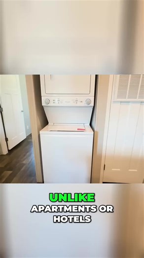 Take a Western Lodging Housing Tour: Washer, Dryer, Parking & More! #housing #dorm #school #trades #students