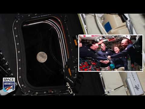 Watch the NASA Artemis 2 crew's historic moon flyby