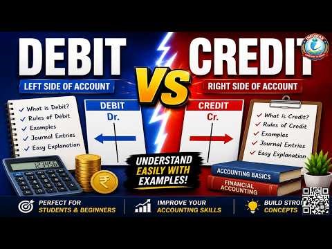 Debit vs Credit Explained | Difference Between Debit and Credit in Accounting