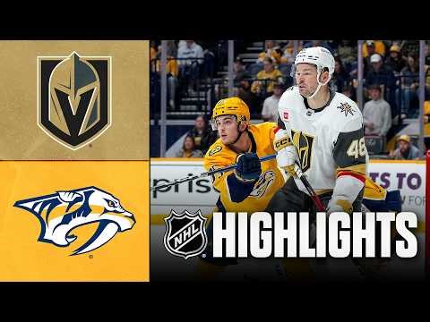 Golden Knights vs. Predators | NHL Highlights | March 21, 2026