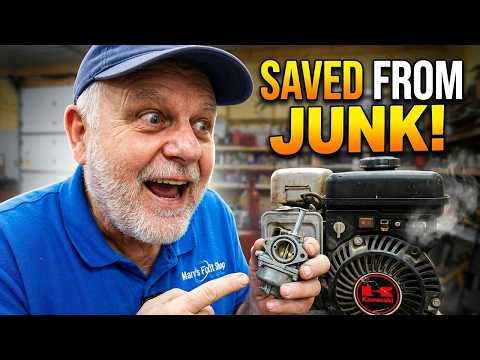 Fixing a Stuck Small Engine Carburetor (Kawasaki Engine Saved From the Junk Pile)