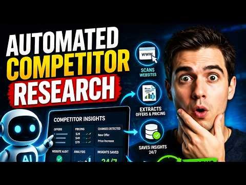 Automate Your Competitor Research With AI (Works 24/7!)