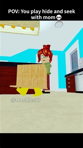 When you play hide and seek with mom😭 #roblox #shorts #robloxanimation #usa