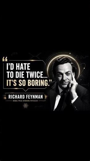 Richard Feynman’s Last Words Will Shock You #RichardFeynman #LastWords #TruthOfLife