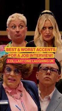 What Is The Worst Accent For A Job Interview? | #lastonelaughing | The Laugh Track