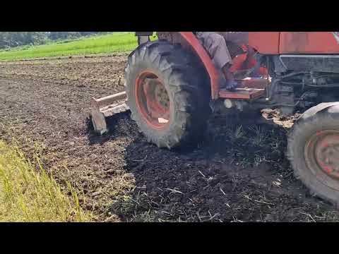 MODERN FARMING REVOLUTION: ULTRA ADVANCED MACHINE PLOWING RICE FIELDS!-agriculture farming
