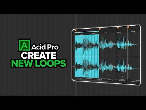 Create Vocal Chops and Drum Parts in Acid Pro
