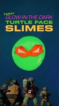 make glow in the dark ninja turtles! #DIY
