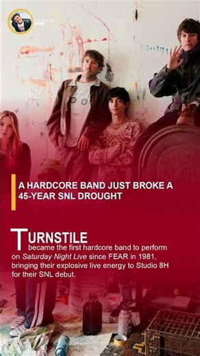 #turnstile-the 1st hardcore band to return to Saturday Night Live in 45 years #music #musicnews