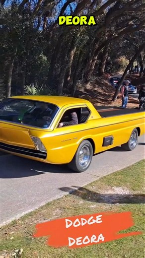 The Legendary Dodge Deora: A Surfing Dream on Wheels