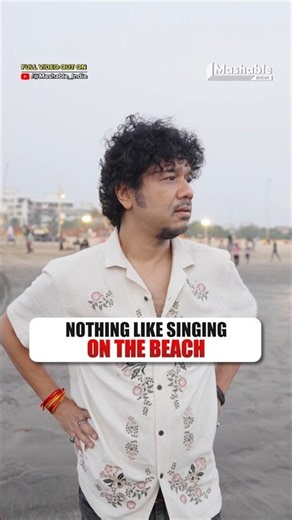 Papon’s Beachside Musical Moment 🎤 | Mashable India | #viral #shorts