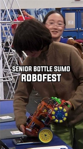 Autonomous robotics competition, Senior Bottle Sumo, at Robofest World Championships