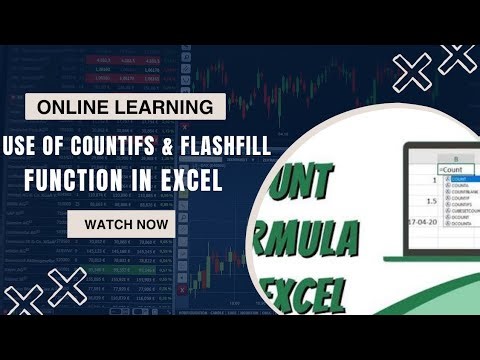 Learn how to use countifs and flashfill function in excel in just few steps. #countifs #flashfill