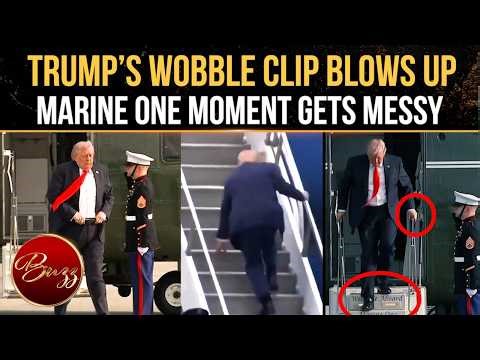 Trump 'Can’t Even Walk Straight': POTUS' Marine One Exit Triggers Health Chatter