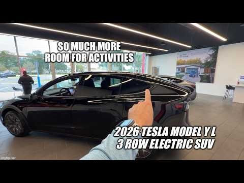 2026 Tesla Model Y L 3-Row SUV Overview, Finally the Perfect Tesla for the Family