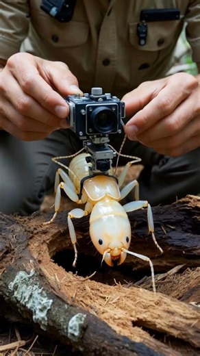 This Tiny Camera Rode a Termite Into Its Hidden Nest