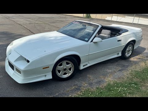 TEST DRIVE 1991 Chevy Camaro RS Convertible $10,900 Maple Motors #3501