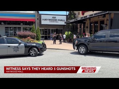 Two gunshot victims reported after shots fired at Haywood Mall, officers report