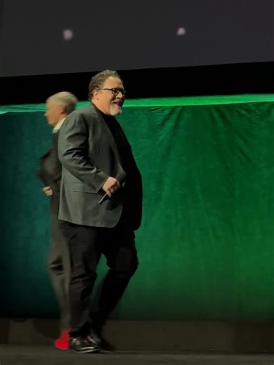 Jon Favreau has made his way to #CinemaCon in celebration of The Mandalorian and Grogu, in theaters and IMAX May 22.