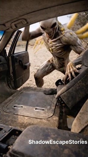 Alien was 1 second away… he hid under the car seat bunker😳 #shorts #rescue