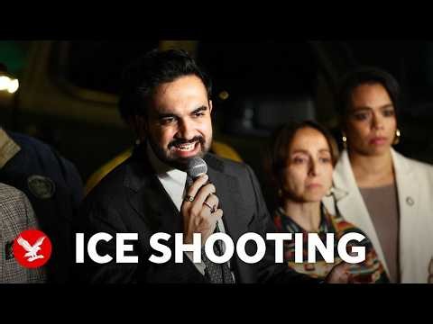 Mamdani reacts after ICE agent shoots man in NYC | IN FULL