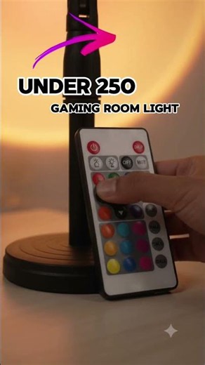 🔥 Sunset Lamp = Gaming Room Glow Up! Setup Best Ring Light under #short 😍 #Shorts cool gadgets