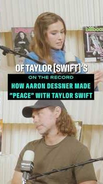 How Aaron Dessner Made "Peace" With Taylor Swift | Billboard On The Record #Shorts
