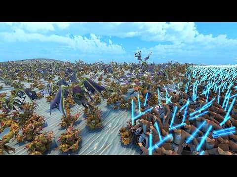 300K Jedi Vs 1 Million Nurgling swarm & Nurgle fury UEBS 2 Ultimate Epic Battle Simaultor 2