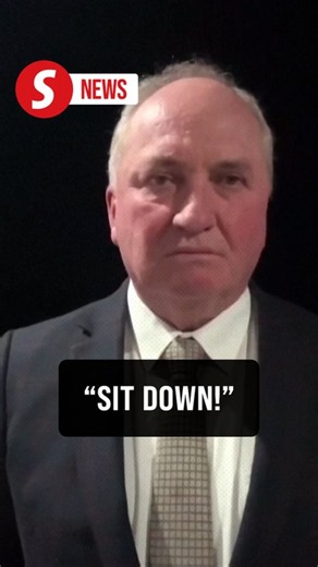 Australian politician yells at dog on live television