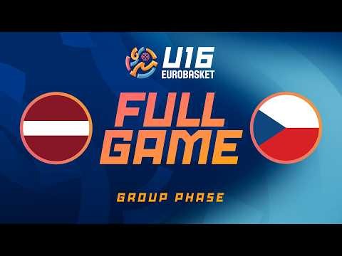 Group Phase | Latvia v Czechia | Full Basketball Game | FIBA U16 EuroBasket 2026