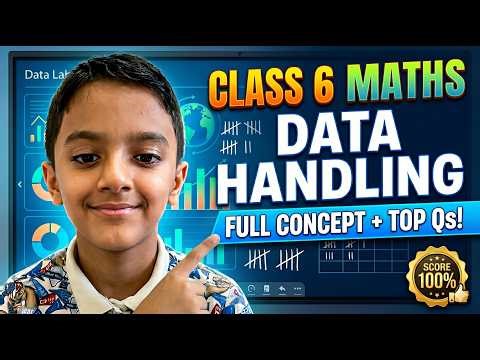 Class 6 Maths: Data Handling Chapter | Theory + Important Questions #class6science #datahandling