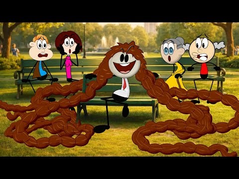 What if our Hair were like Ropes? | #aumsum #kids #whatif #science