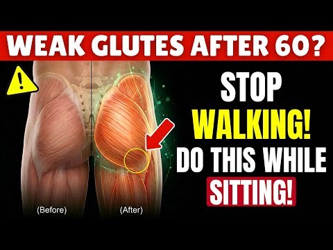 Weak Glutes After 60? This Sitting Exercise May Help More Than Walking! | Senior Health Tips