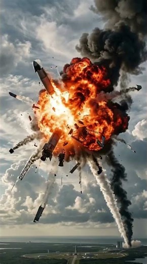 💥 What Happens Before a Rocket Explodes? | Real Rocket Failure Story #rocketexplosion #space